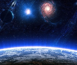 Planety, Łuna, Kosmos