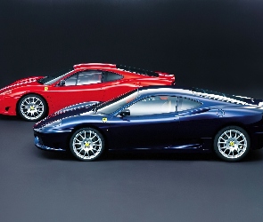 Ferrari F360, Niebieskie, Czerwone