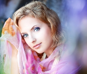 Oczy, Niebieskie, Kobieta, Blondynka