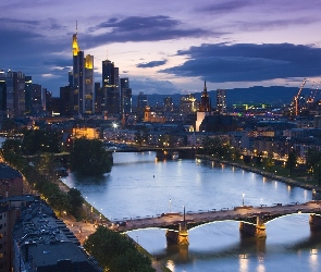 Miasto, Rzeka, Frankfurt, Most