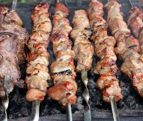 Szaszłyki, Grill