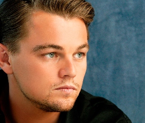 Aktor, Zarost, Koszula, Czarna, Leonardo DiCaprio
