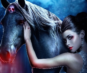 Koń, Kobieta