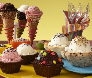 Kolorowe, Lody
