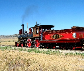 Lokomotywa, Trawa, Utah
