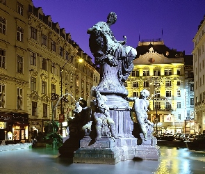 Rzeźby, Wiedeń, Fontanna