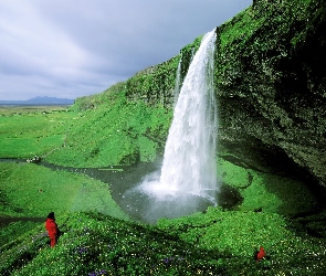 Seljalandsfoss, Islandia, Wodospad