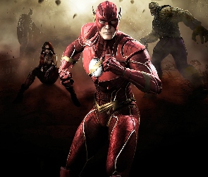 Harley Quin, Solomon Grundy, Flash