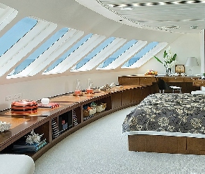 Sypialnia, Kwiaty, Wazon, Łóżko