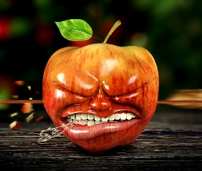Zęby, Jabłko