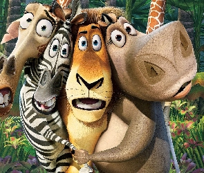 Postacie, Madagaskar, Film, Animowany