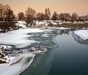 Jezioro, Zima