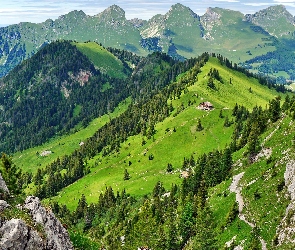 Widok, Szwajcaria, Piękny