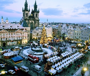 Dekoracja, Świąteczna 
, Miasto