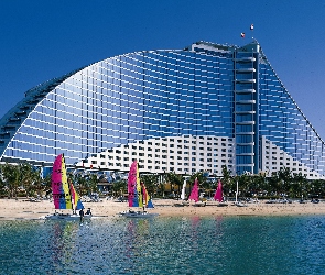 Hotel, Łódki, Dubaj, Jumeirah