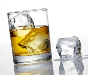 Lodu, Kostki, Whisky, Szklanka