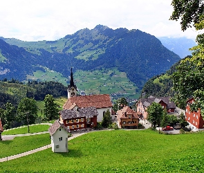 Szwajcaria, Kościół, Góry, Lasy