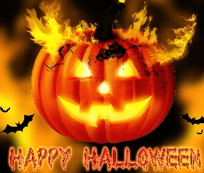Halloween, Grafika, Dynia