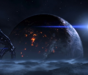Planeta, Światło, Płonąca