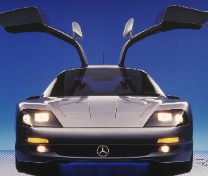 Przód, Emblemat, Reflektory, Mercedes C112