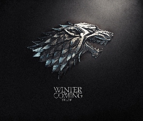 Ród Starków, Motto, Game of Thrones, Gra o tron, Herb, Wilk