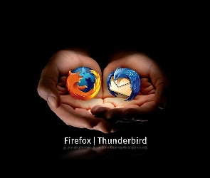 Thunderbird, Dłonie, Firefox