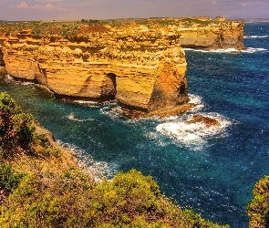 Klif, Ocean