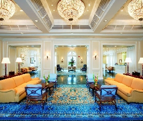 Piękny, Hol, Hotel