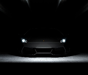 Ciemność, Lamborghini, Noc