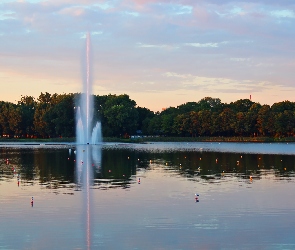 Fontanna, Poznań, Jezioro Malta