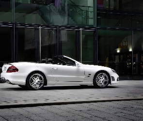Biały, AMG, Mercedes SL