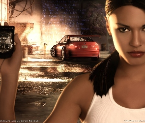 Need For Speed Most Wanted, bmw, samochód, kobieta