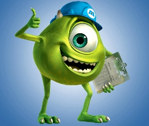 Mike Wazowski, Oko, Monsters Inc, Potwory i spółka