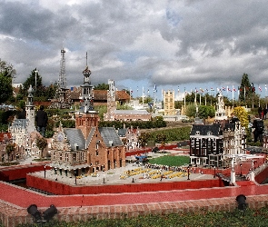 Park, Chmury, Miniatur