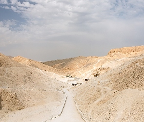 Dolina Królów, Egipt, Pustynia