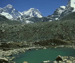 Everest, Nepal, Chiny, Park, Sagarmatha, Góry, Narodowy, Mount