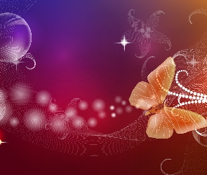 Wzory, Gwiazdki, Motyl