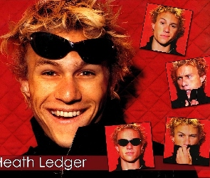 uśmiech, okulary, Heath Ledger