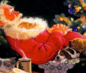Śpiący, Mikołaj, Święty