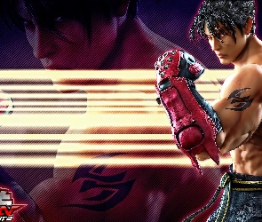 Mężczyzna, Neony, Tekken Tag Tournament 2, Jin Kazama