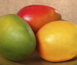 Trójkolorowe, Mango, Owoce