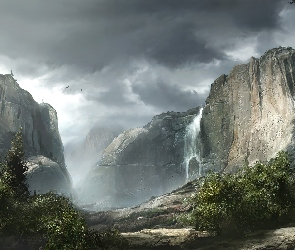 Góry, Wodospad, Wielkie