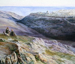 Malarstwo, Jerozolima, Edward Lear