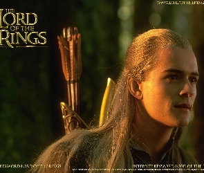 napis, strzały, The Lord of The Rings, blondyn