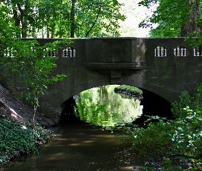 Park, Strumyk, Kamienny, Most
