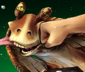 Jar Jar Binks, Pięść