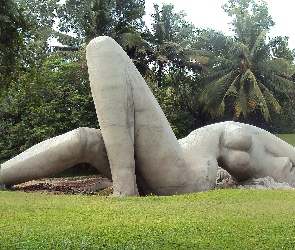 Park, Indie, Posąg