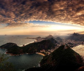 Panorama, Chmura, Rio de Janeiro