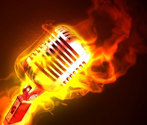 Ogień, Mikrofon