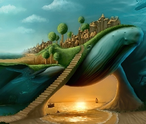 Morze, Chmury, Fantasy